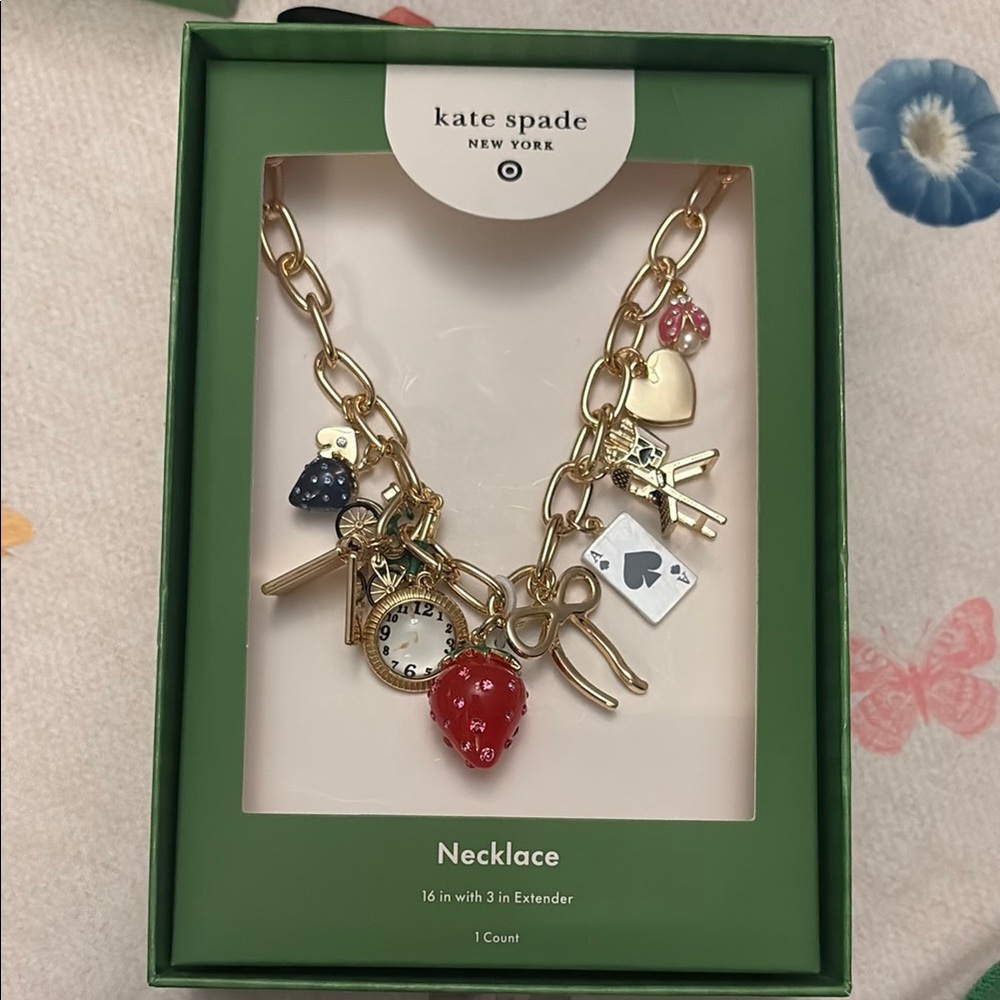 Kate Spade Gold Charm Necklace - Kate Spade for Target